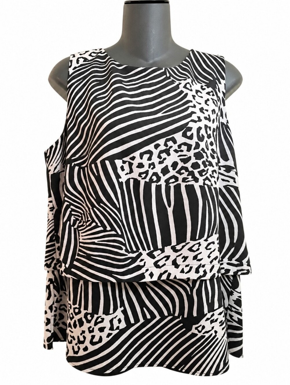 Animal print top shirt